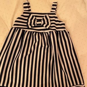 Ally B size6 navy and white dress